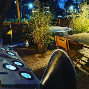 Péniche de charme avec jacuzzi sur canal du midi